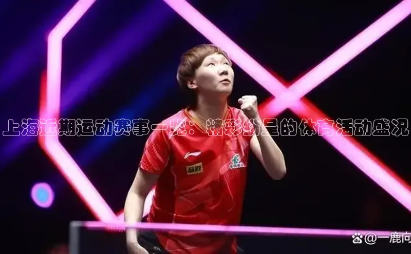 上海近期运动赛事一览：精彩纷呈的体育活动盛况
